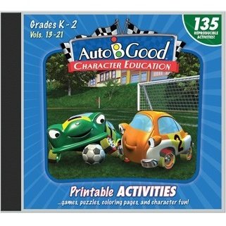 Auto-B-Good Printable Activities CD for Video Vol. 1-12 (Grades 3-4) - Live  Wire Media